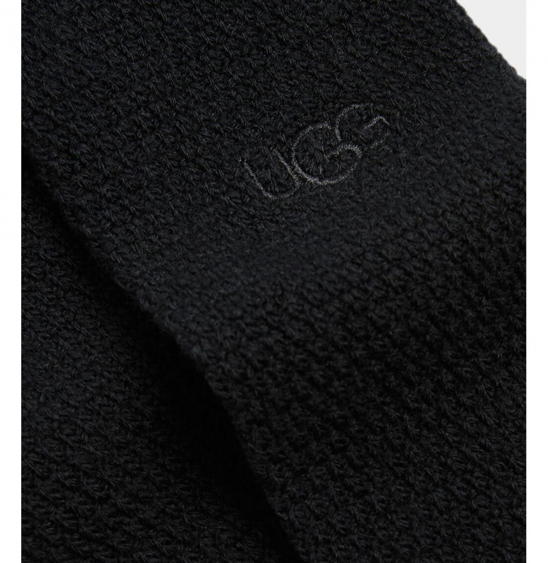 UGG Klasické Ponozky Panske Čierne | SK-356FVKWAT