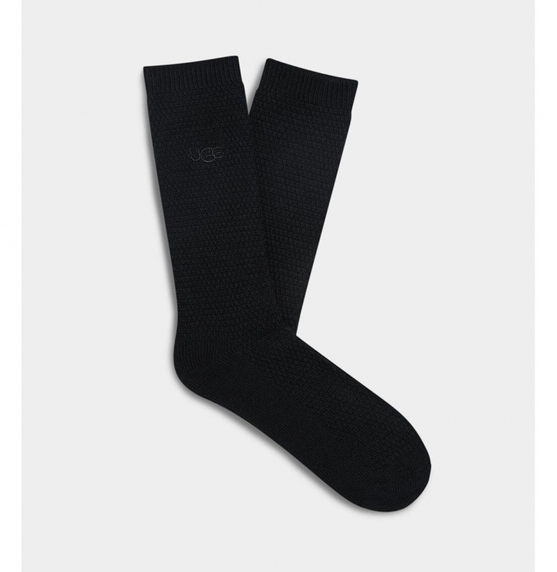 UGG Klasické Ponozky Panske Čierne | SK-356FVKWAT