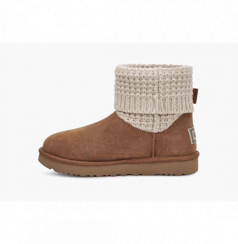 UGG Klasické Solene Mini Clenkove Topanky Damske Hnede | SK-518WBKPAI