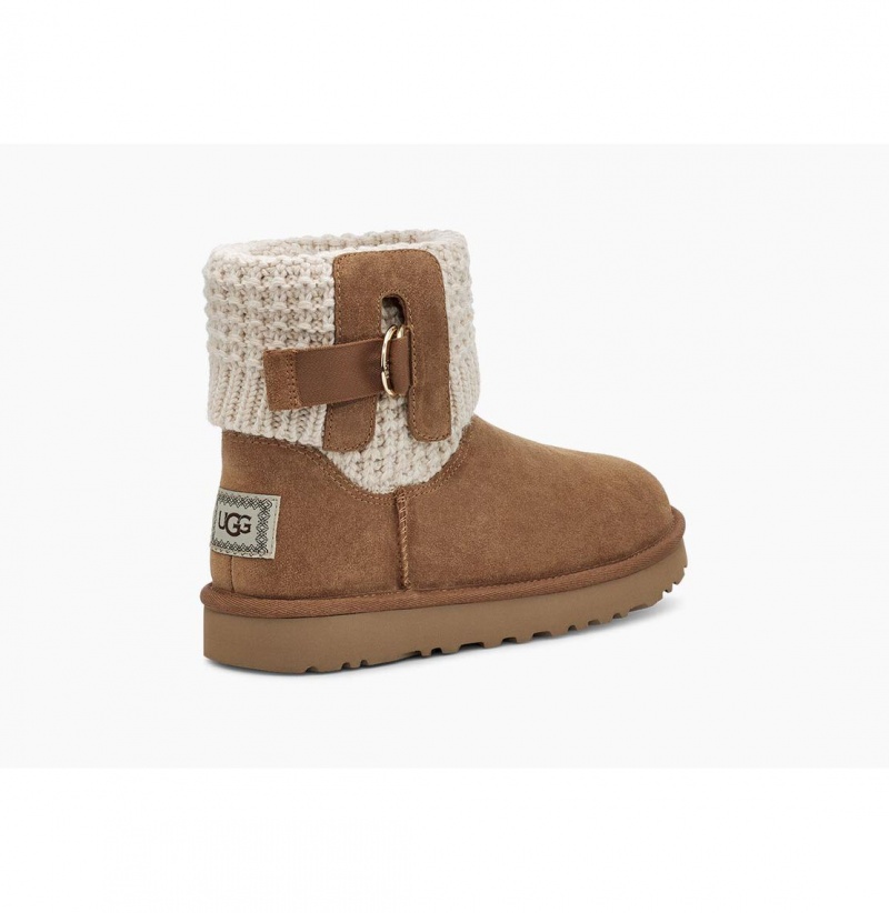 UGG Klasické Solene Mini Clenkove Topanky Damske Hnede | SK-518WBKPAI