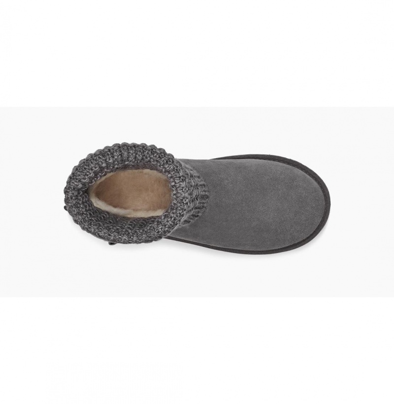 UGG Klasické Solene Mini Clenkove Topanky Damske Tmavo Siva | SK-379PEZOHU