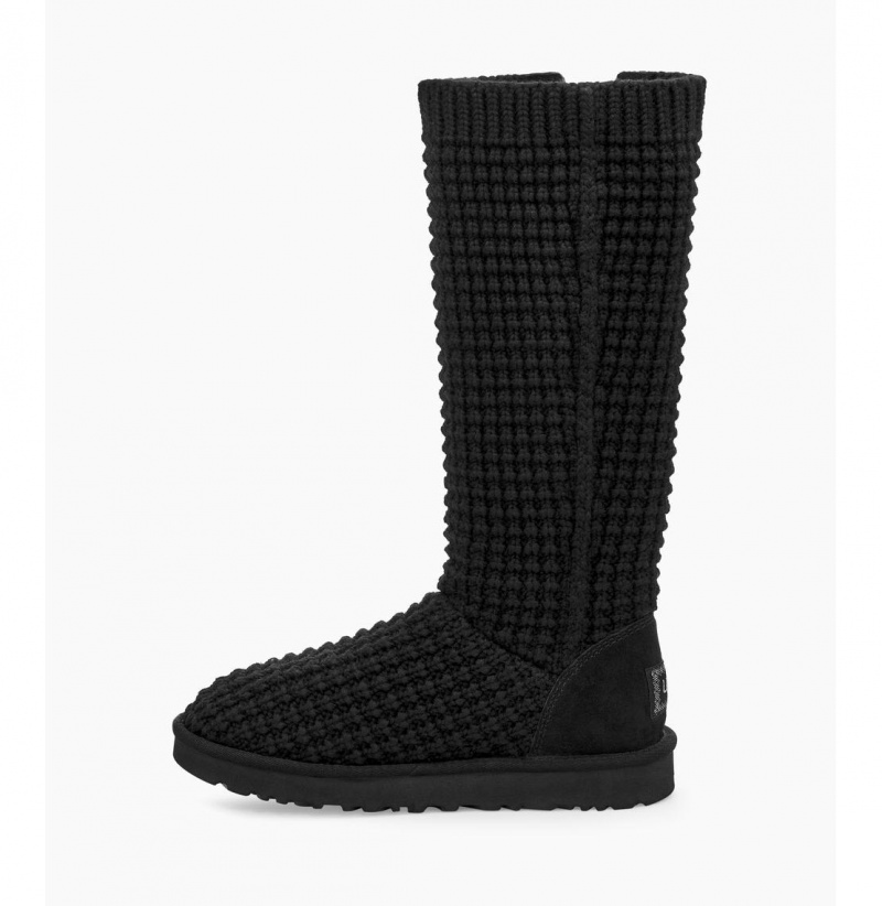 UGG Klasické Solene Vysoke Cizmy Damske Čierne | SK-759MFLQRG