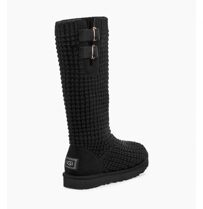 UGG Klasické Solene Vysoke Cizmy Damske Čierne | SK-759MFLQRG