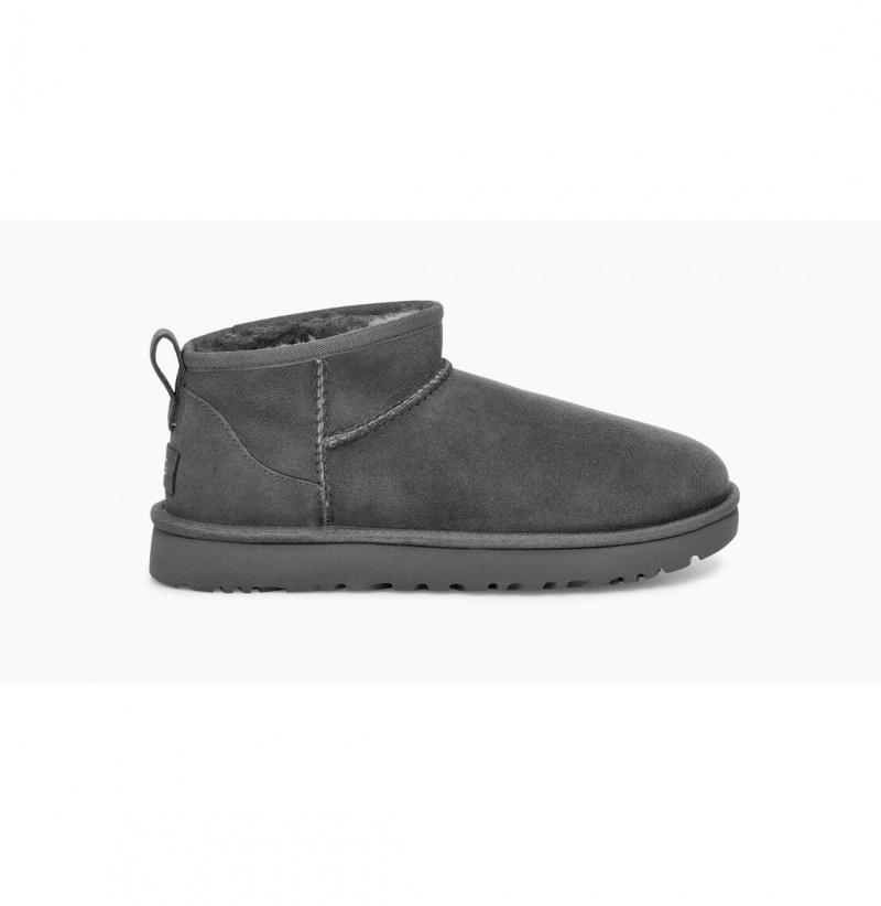 UGG Klasické Ultra Mini Čižmy Z Ovčej Kože Damske Siva | SK-036EWKQUX
