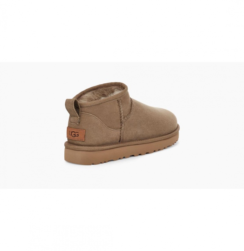 UGG Klasické Ultra Mini Čižmy Z Ovčej Kože Damske Svetlo Hnede | SK-689KXTVSZ