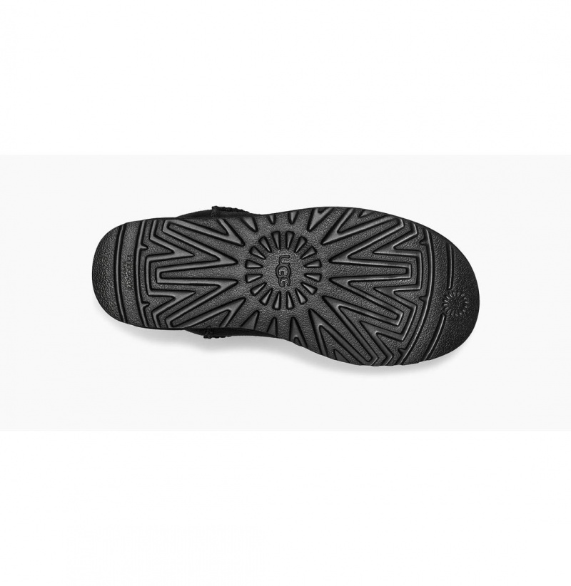 UGG Klasické Ultra Mini Čižmy Z Ovčej Kože Damske Čierne | SK-528JTOQWI