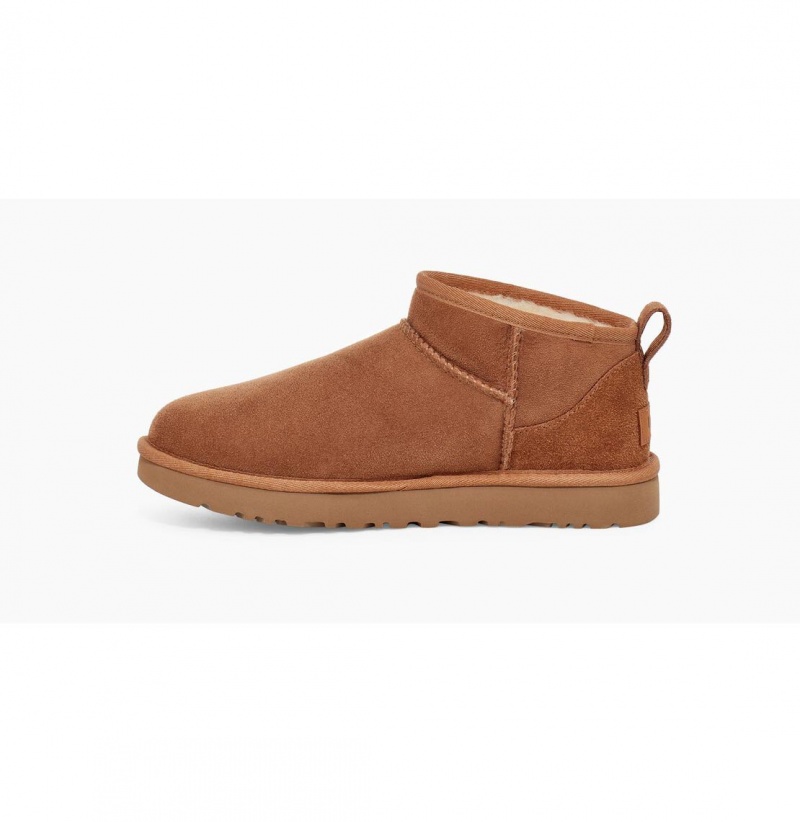 UGG Klasické Ultra Mini Čižmy Z Ovčej Kože Damske Hnede | SK-462DWBZXJ