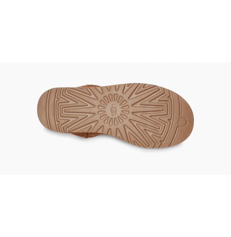 UGG Klasické Ultra Mini Čižmy Z Ovčej Kože Damske Hnede | SK-462DWBZXJ