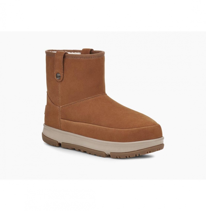 UGG Klasické Weather Mini Snehule Damske Hnede | SK-160JRADWC