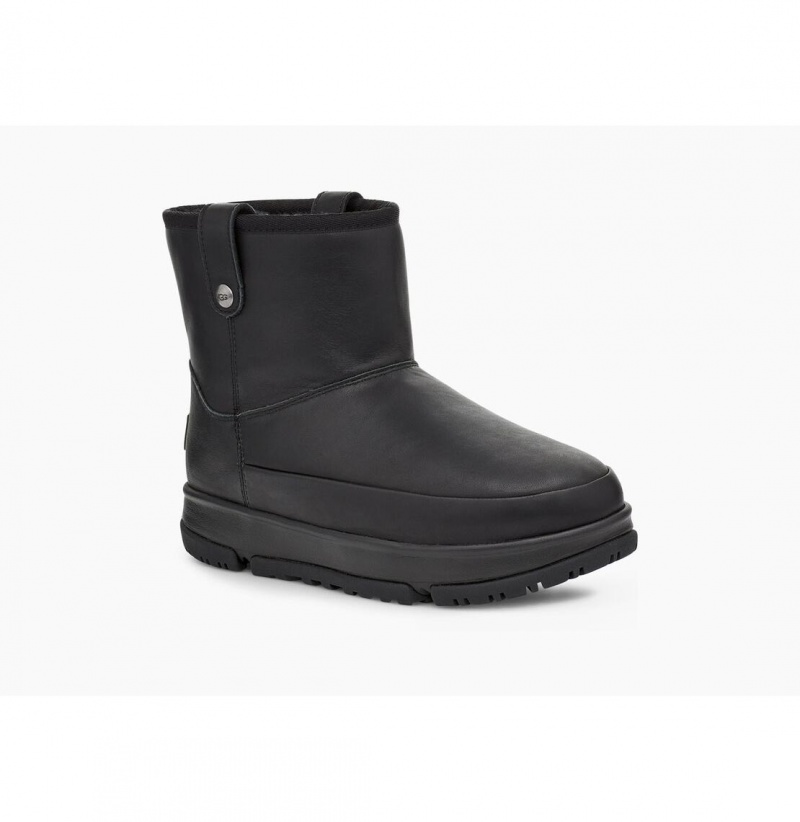 UGG Klasické Weather Mini Snehule Damske Čierne | SK-609VFBTQE
