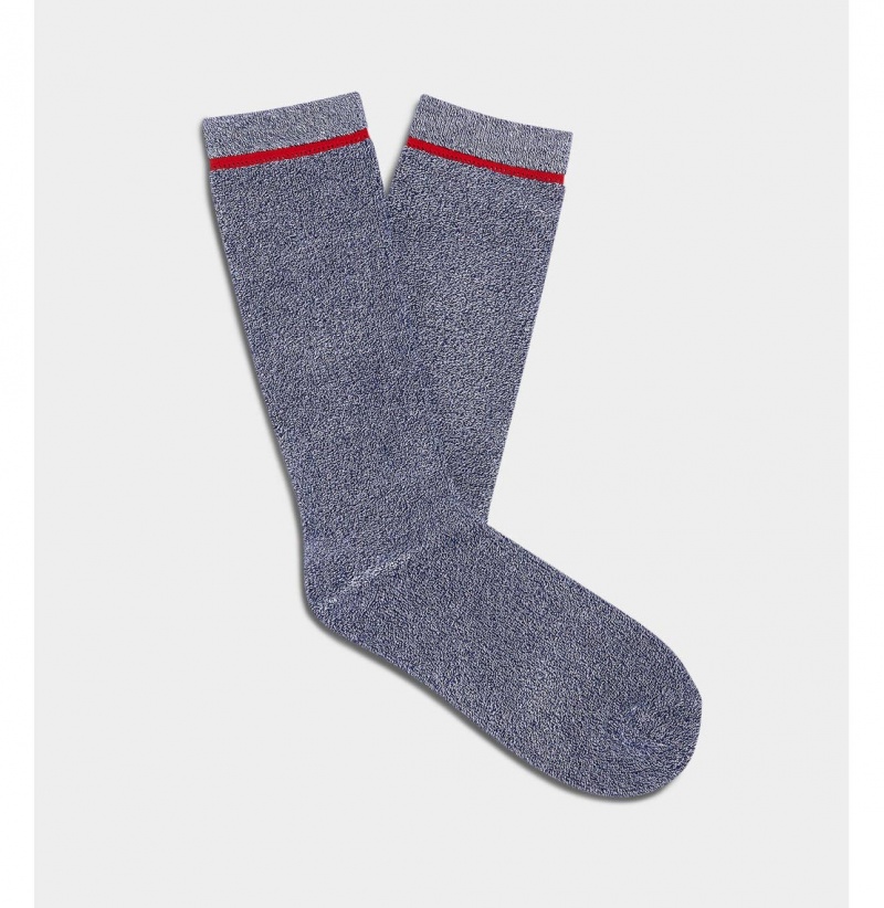 UGG Kyro Cozy Crew Ponozky Panske Námornícka Modrá | SK-851UBTZGY