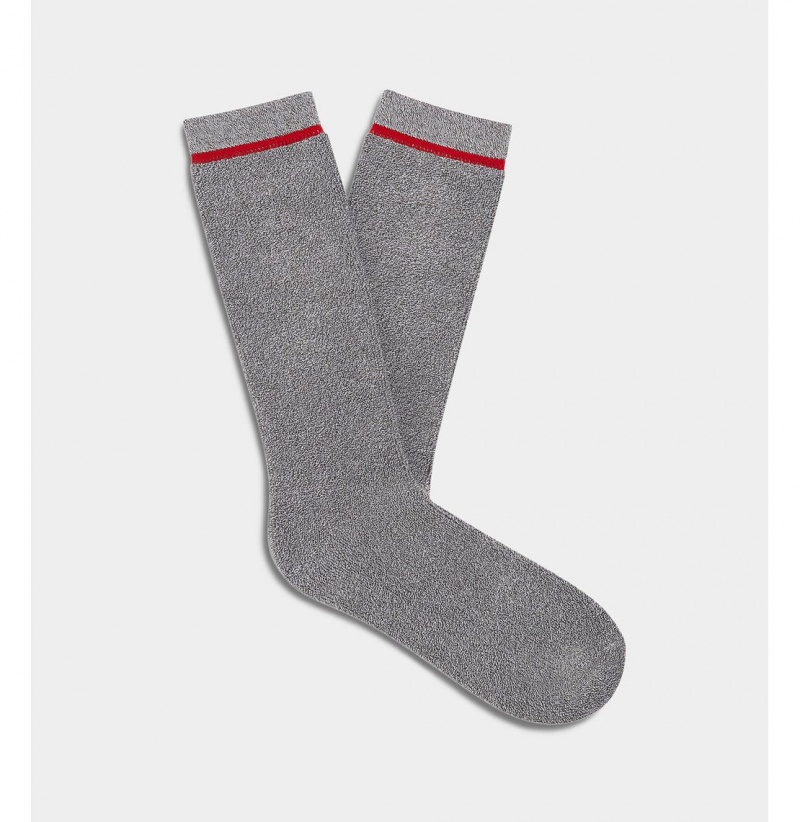 UGG Kyro Cozy Crew Ponozky Panske Siva | SK-790TOHKZY