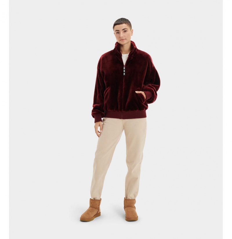 UGG Laken Sherpa Bundy Damske Ruzove | SK-576LCAZGR