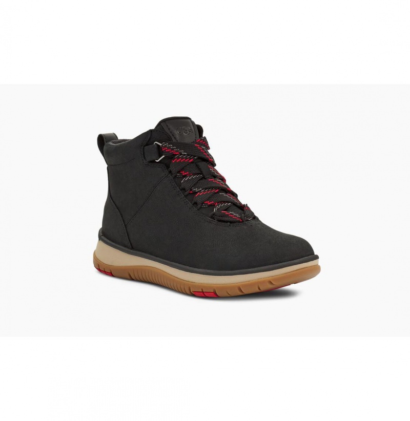 UGG Lakesider Clenkove Topanky Damske Čierne Červené | SK-047XRDMQC