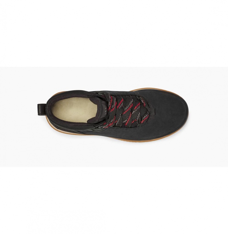 UGG Lakesider Clenkove Topanky Damske Čierne Červené | SK-047XRDMQC