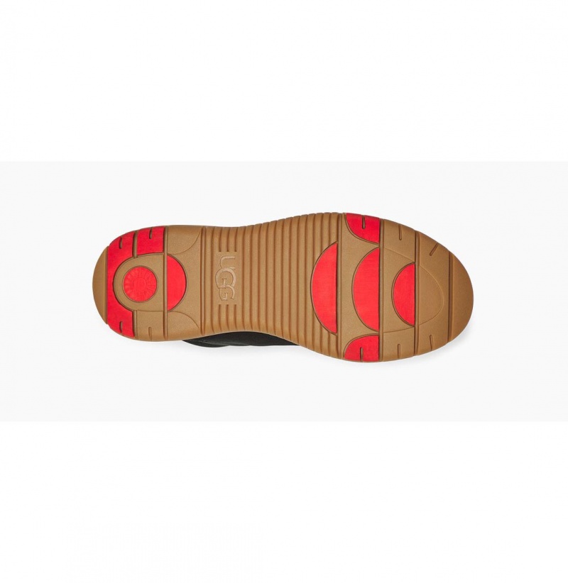 UGG Lakesider Clenkove Topanky Damske Čierne Červené | SK-047XRDMQC