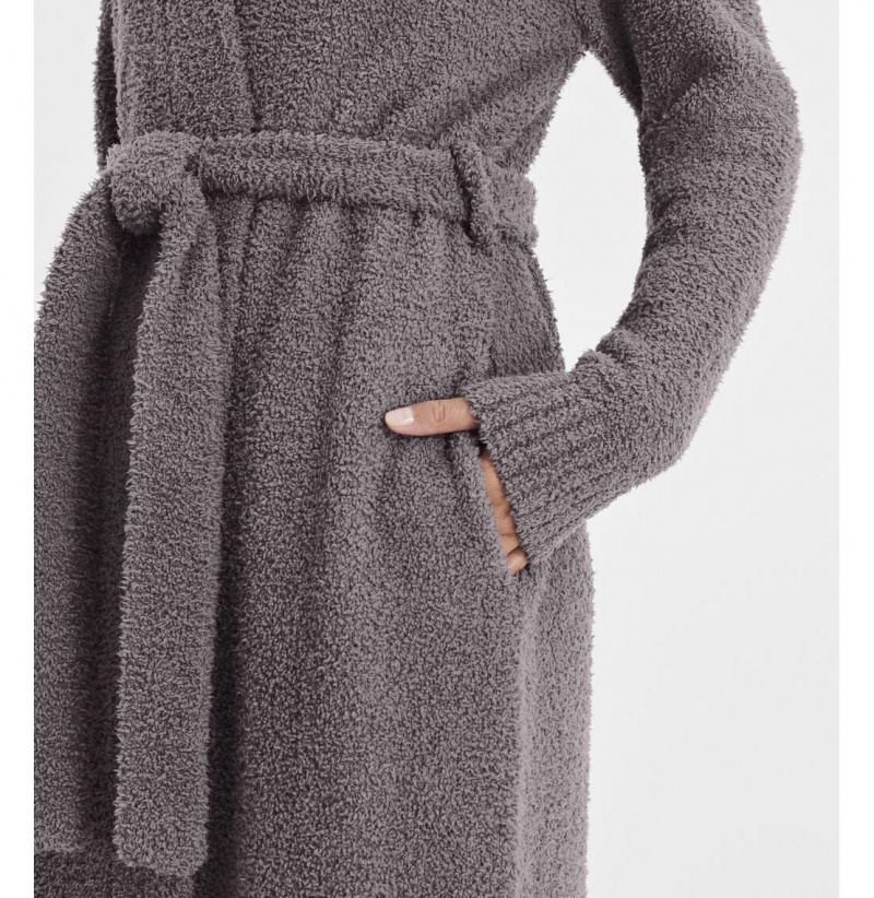 UGG Lenny Knit Župan Damske Tmavo Siva | SK-641CESDQZ