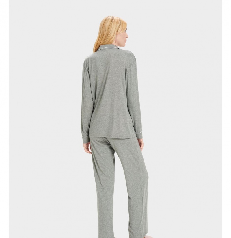 UGG Lenon Pajama Set Župan Damske Siva | SK-325TGEZYB