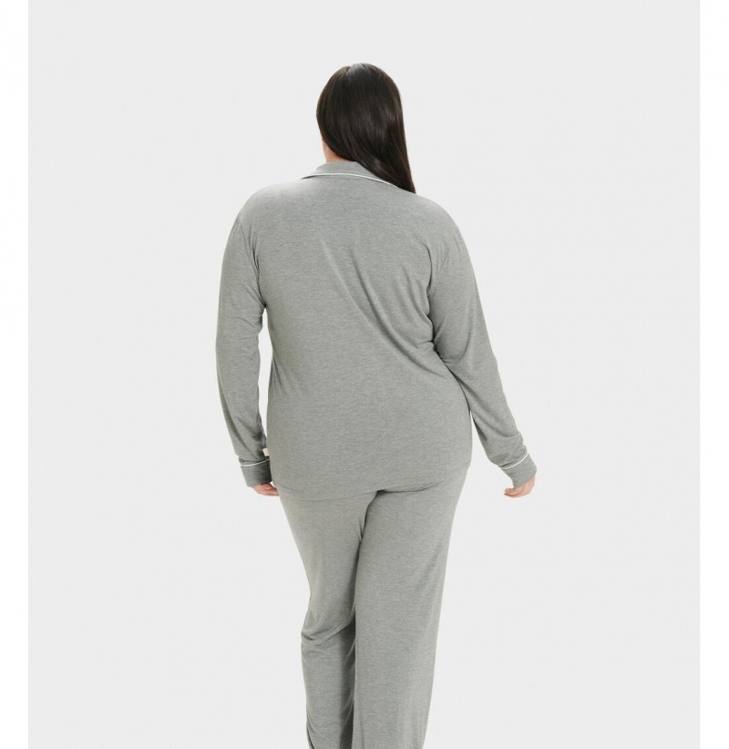 UGG Lenon Pajama Set Župan Damske Siva | SK-325TGEZYB