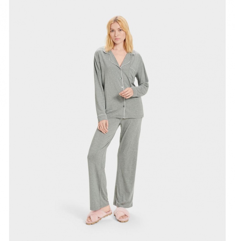 UGG Lenon Pajama Set Župan Damske Siva | SK-325TGEZYB