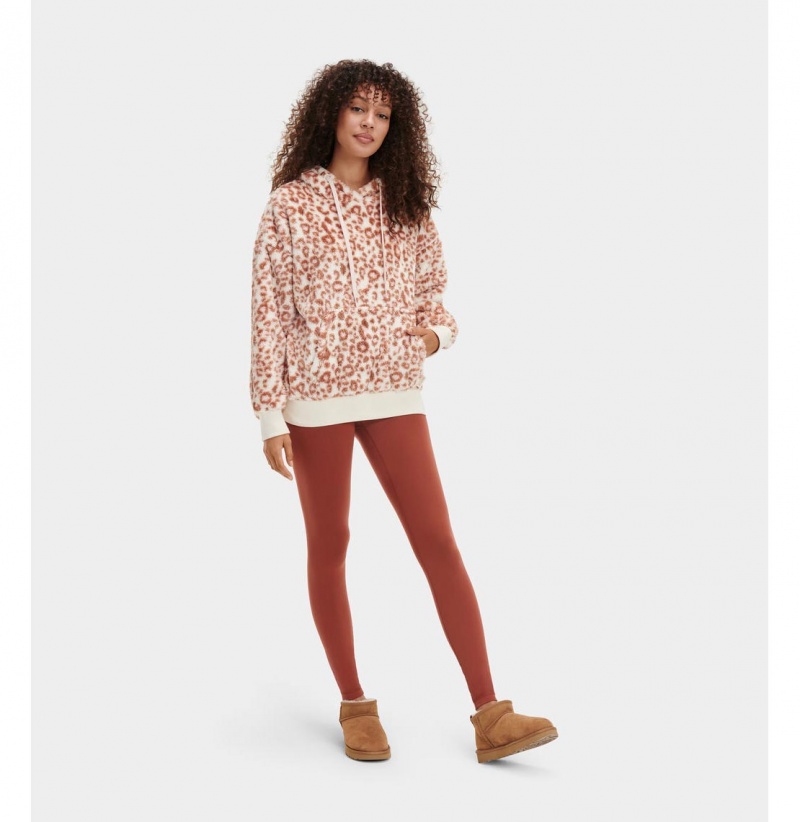 UGG Loyra Sherpa Mikina s Kapucnou Damske Biele | SK-891PORSDY
