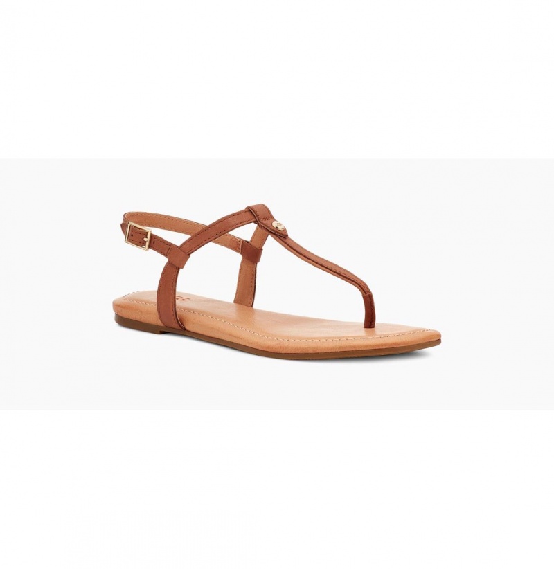 UGG Madeena Sandale Damske Hnede | SK-718DMZFQJ