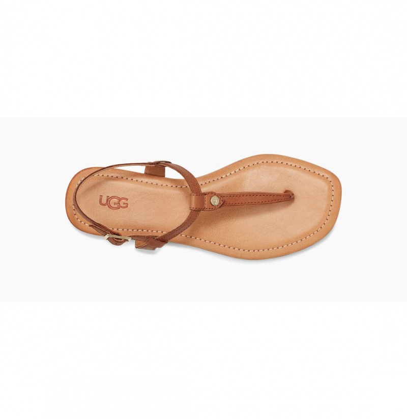 UGG Madeena Sandale Damske Hnede | SK-718DMZFQJ