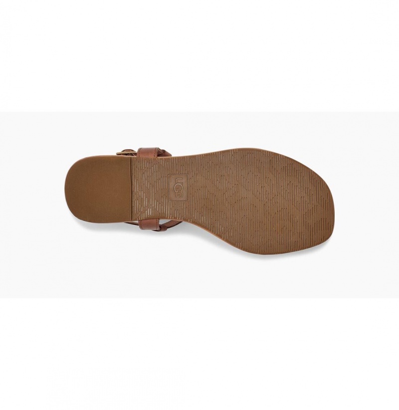UGG Madeena Sandale Damske Hnede | SK-718DMZFQJ