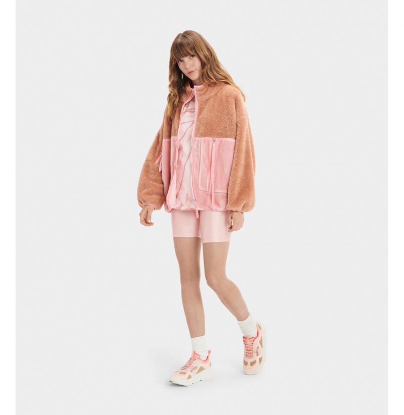 UGG Marlene Sherpa Bundy Damske Hnede Ruzove | SK-698RWTFGC