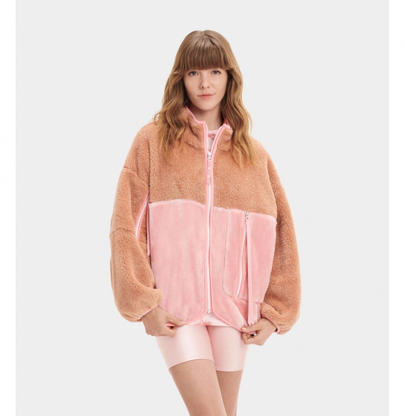 UGG Marlene Sherpa Bundy Damske Hnede Ruzove | SK-698RWTFGC