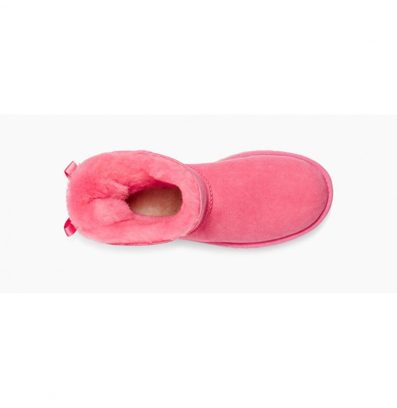 UGG Mini Bailey Bow II Čižmy Z Ovčej Kože Damske Ruzove Ruzove | SK-189LYOPIS