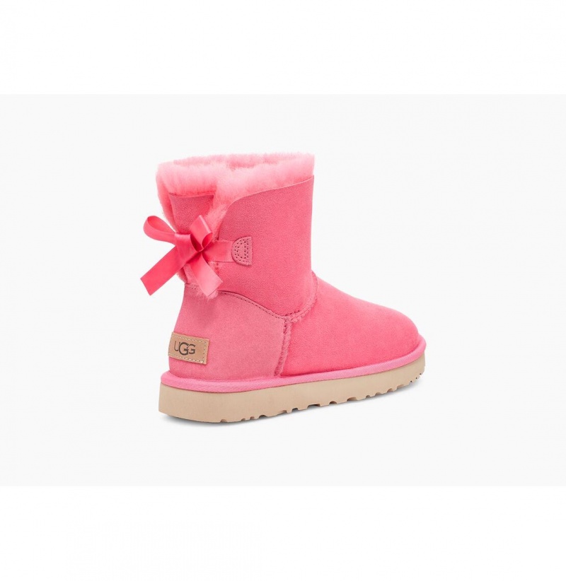 UGG Mini Bailey Bow II Čižmy Z Ovčej Kože Damske Ruzove Ruzove | SK-189LYOPIS