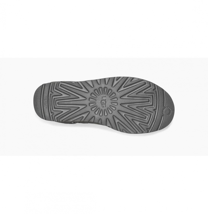 UGG Mini Bailey Bow II Čižmy Z Ovčej Kože Damske Siva | SK-320UDFQBW