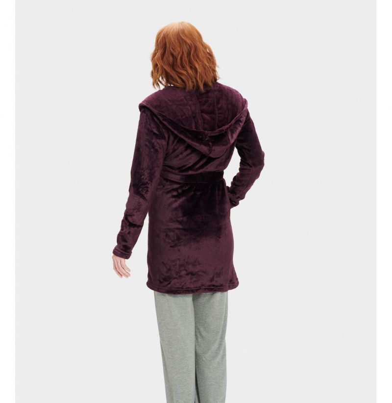 UGG Miranda Fleece Župan Damske Claret | SK-709HUNILJ