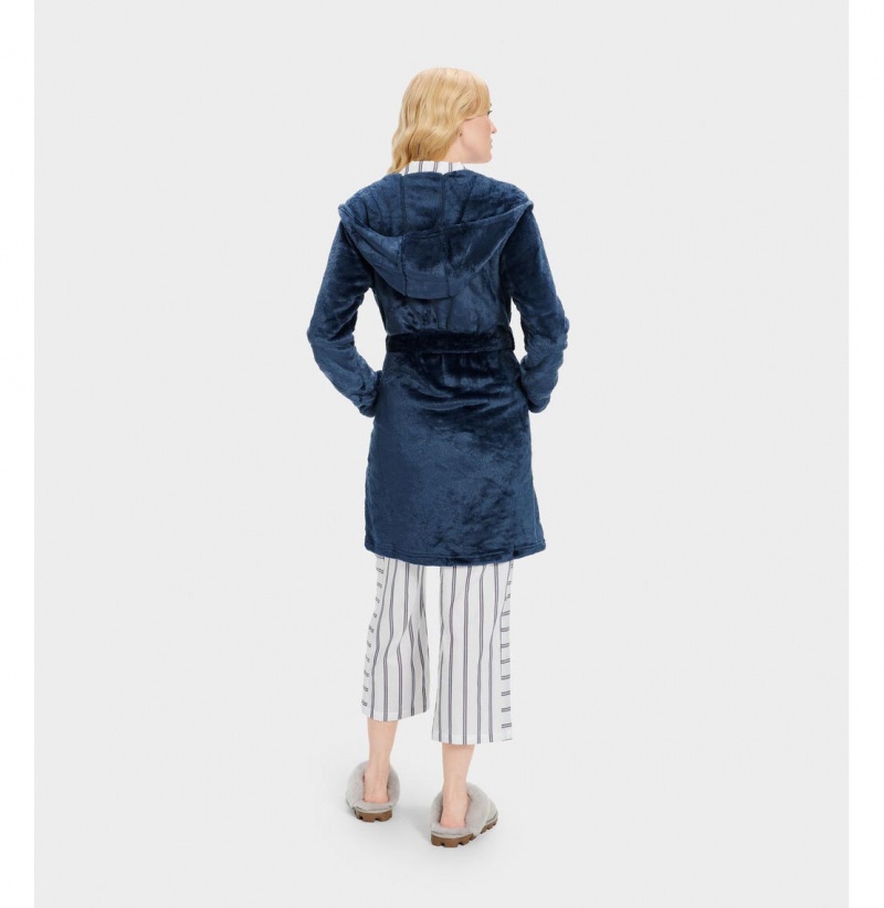 UGG Miranda Fleece Župan Damske Indigo | SK-432BFLZXC