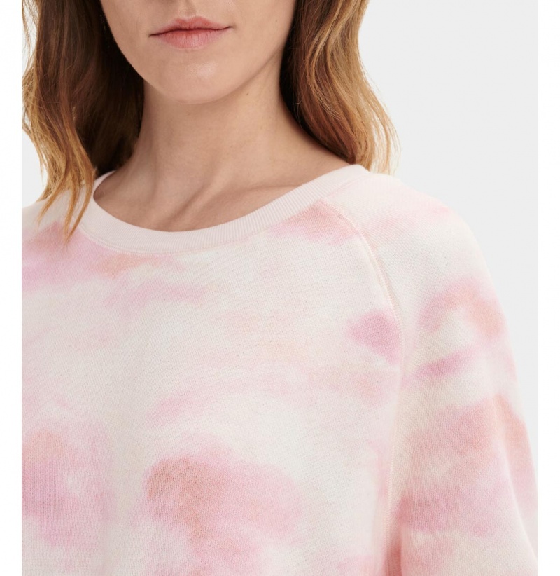 UGG Nena Crewneck Mikina s Kapucnou Damske Ruzove Kvetinové | SK-478JDLSXI