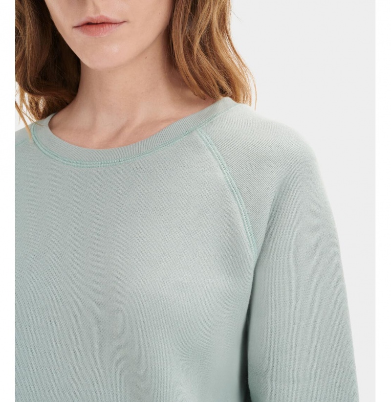 UGG Nena Crewneck Mikina s Kapucnou Damske Svetlo Zelene | SK-416OLFAMQ