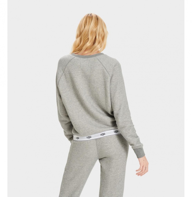 UGG Nena Crewneck Mikina s Kapucnou Damske Siva | SK-863PAXSYO