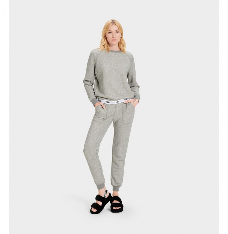 UGG Nena Crewneck Mikina s Kapucnou Damske Siva | SK-863PAXSYO