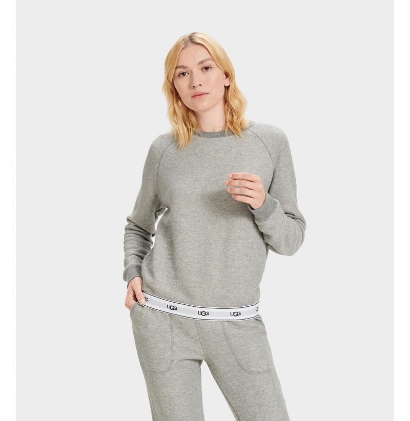 UGG Nena Crewneck Mikina s Kapucnou Damske Siva | SK-863PAXSYO