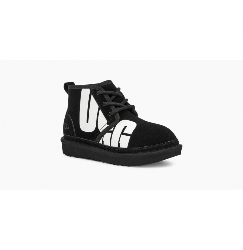 UGG Neumel Chopd Chukka Topanky Detske Čierne | SK-796EYBVTO