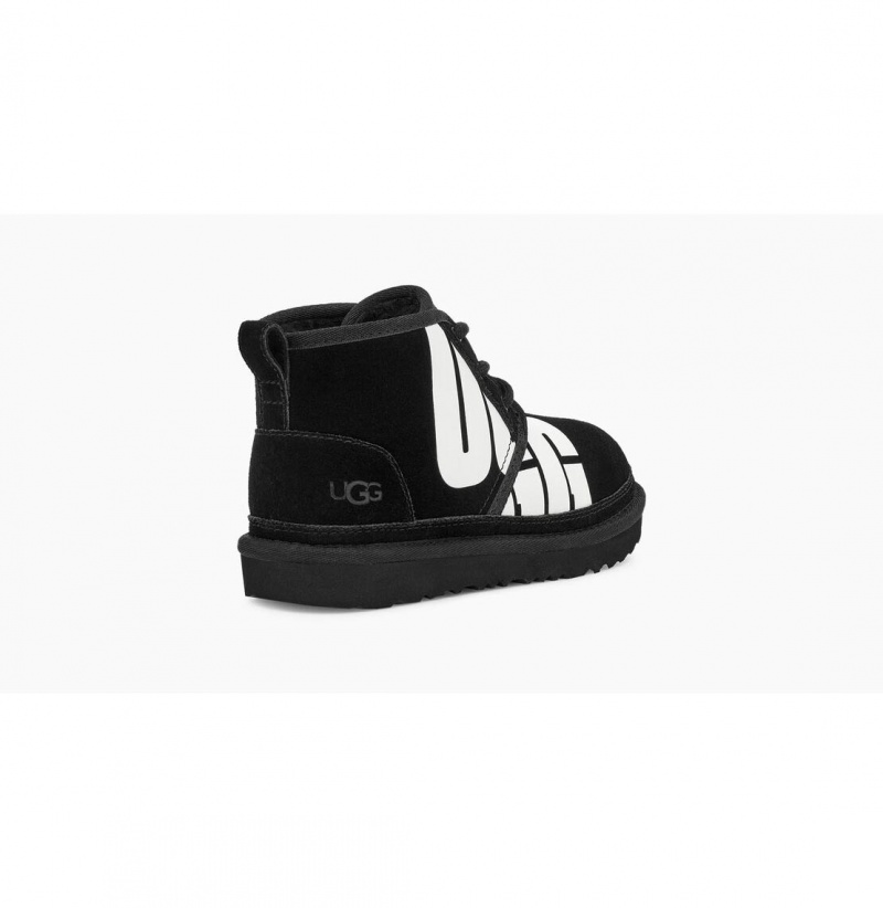 UGG Neumel Chopd Chukka Topanky Detske Čierne | SK-796EYBVTO