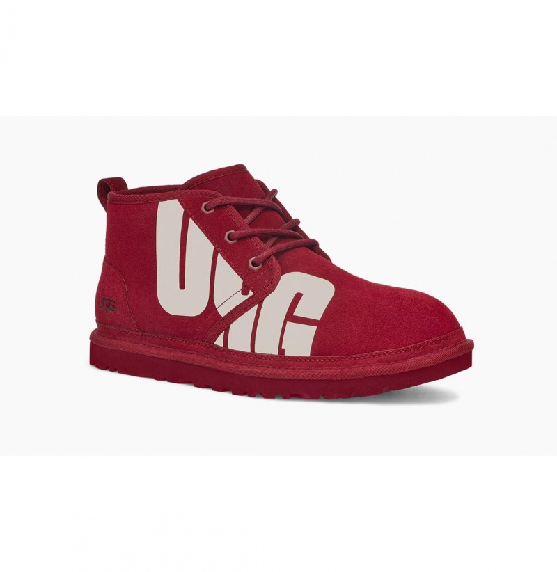UGG Neumel Chopd Chukka Topanky Panske Červené | SK-824YWJVAF