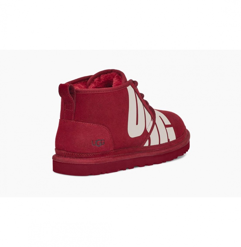 UGG Neumel Chopd Chukka Topanky Panske Červené | SK-824YWJVAF