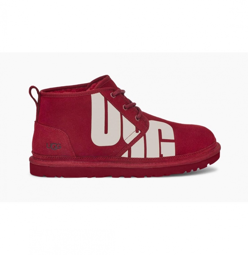 UGG Neumel Chopd Chukka Topanky Panske Červené | SK-824YWJVAF