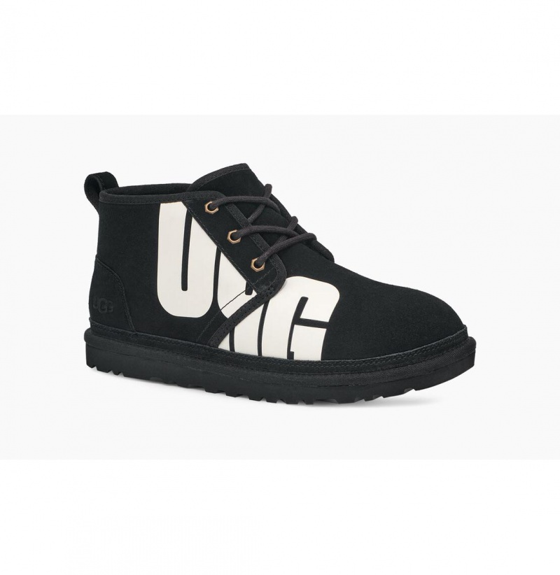 UGG Neumel Chopd Chukka Topanky Panske Čierne | SK-763SFGBEO
