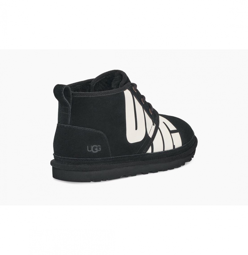 UGG Neumel Chopd Chukka Topanky Panske Čierne | SK-763SFGBEO