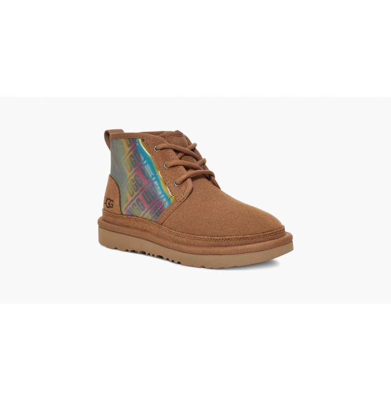 UGG Neumel Chromatic Chukka Topanky Detske Hnede | SK-154NOHITF