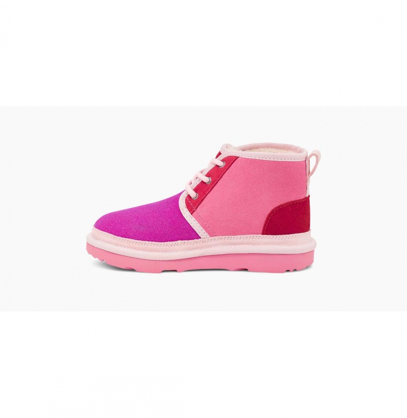 UGG Neumel Mashup Chukka Topanky Detske Ruzove Ruzove Červené | SK-803MTHBQK