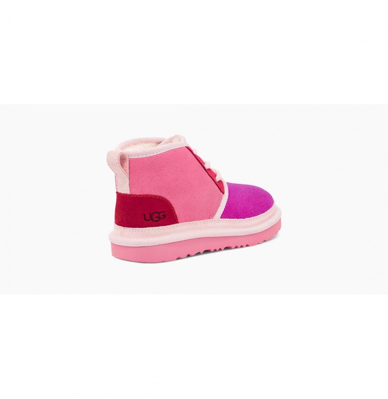 UGG Neumel Mashup Chukka Topanky Detske Ruzove Ruzove Červené | SK-803MTHBQK